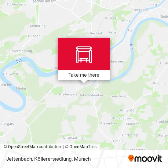 Карта Jettenbach, Köllerersiedlung