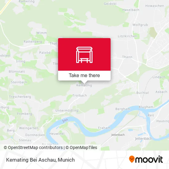 Карта Kemating Bei Aschau
