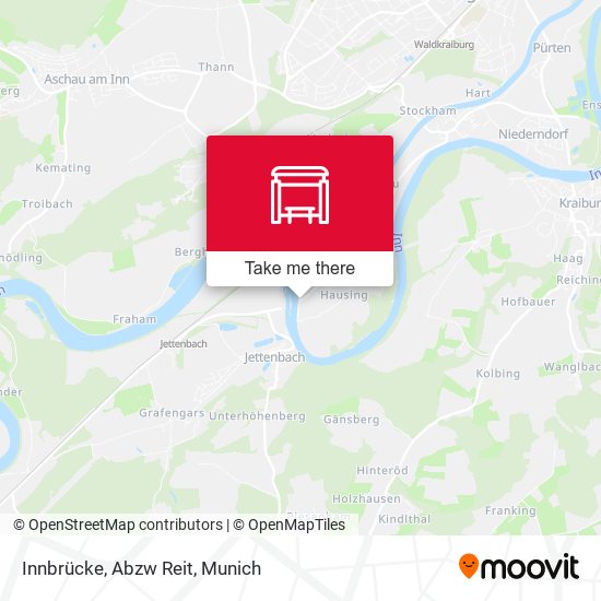 Innbrücke, Abzw Reit map