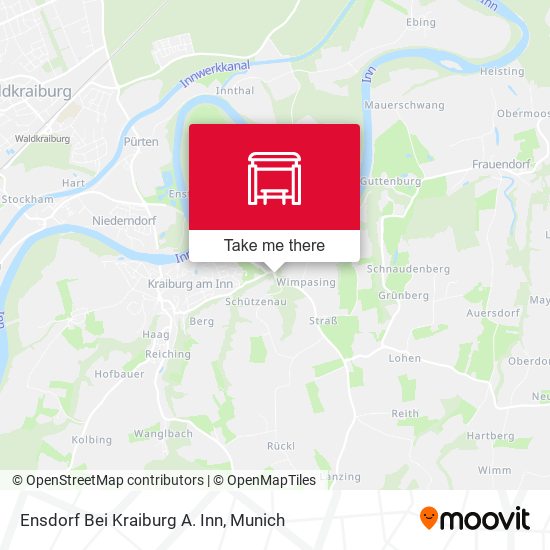 Ensdorf Bei Kraiburg A. Inn map
