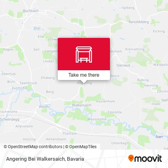Карта Angering Bei Walkersaich