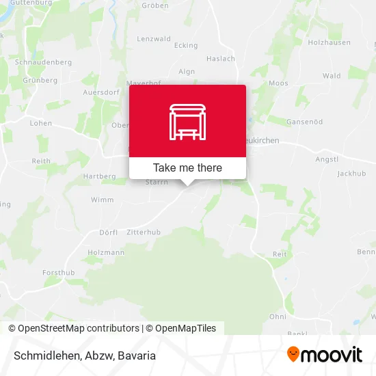 Карта Schmidlehen, Abzw