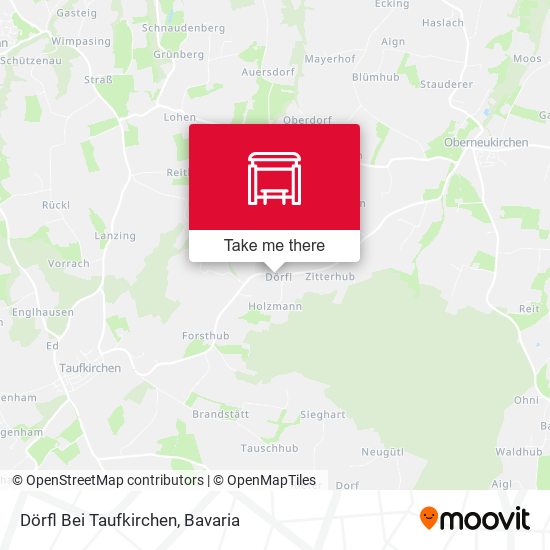 Dörfl Bei Taufkirchen map