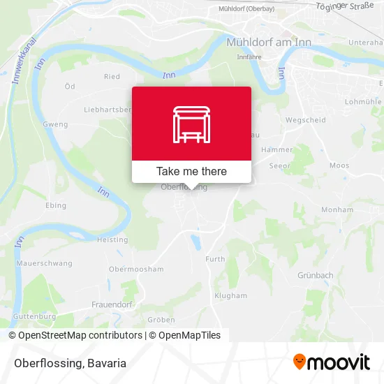 Карта Oberflossing