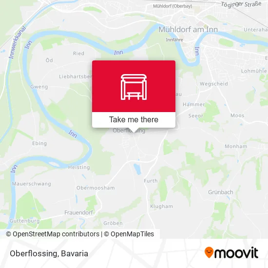 Карта Oberflossing