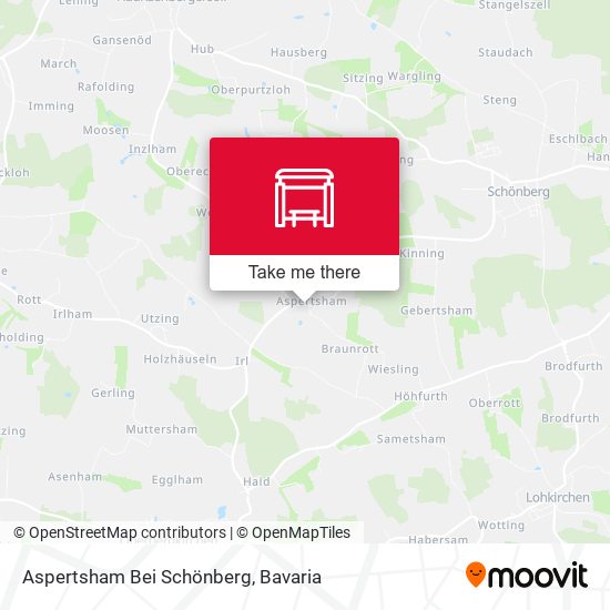 Aspertsham Bei Schönberg map