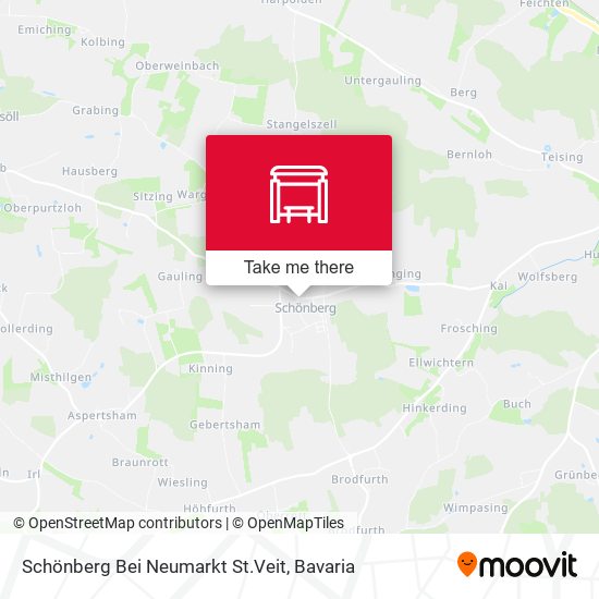 Schönberg Bei Neumarkt St.Veit map