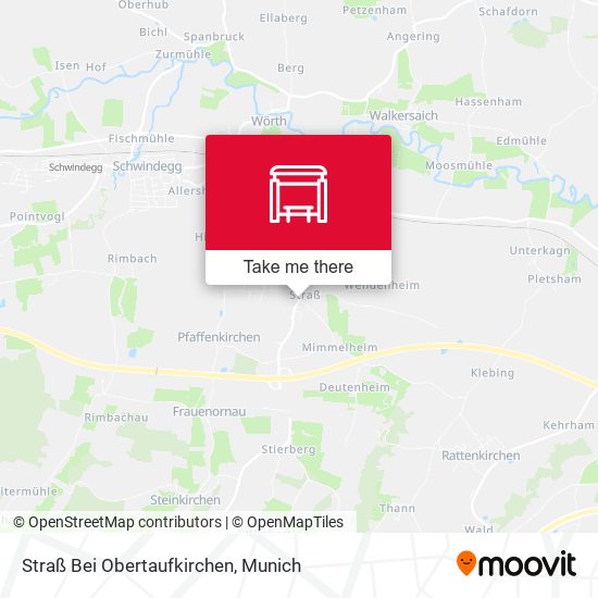 Straß Bei Obertaufkirchen map