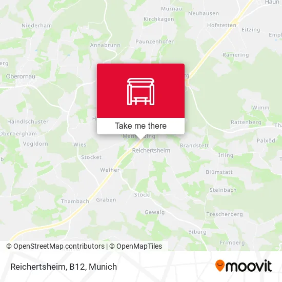 Карта Reichertsheim, B12