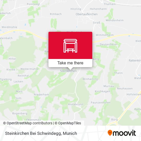 Steinkirchen Bei Schwindegg map