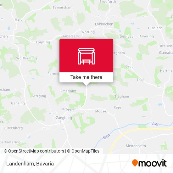 Landenham map