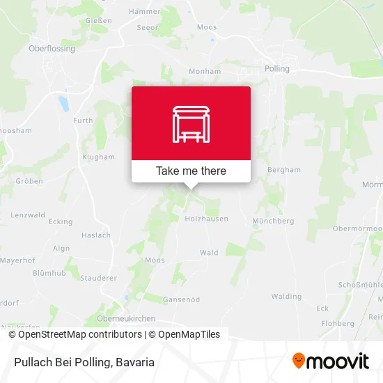 Карта Pullach Bei Polling
