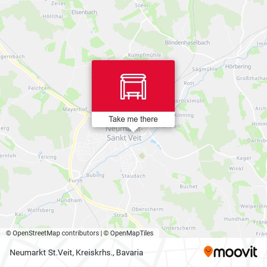 Neumarkt St.Veit, Kreiskrhs. map