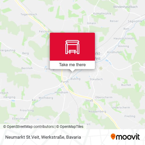 Neumarkt St.Veit, Werkstraße map