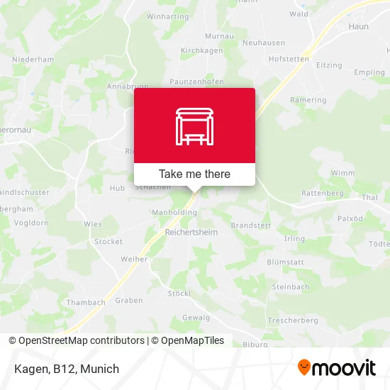 Карта Kagen, B12