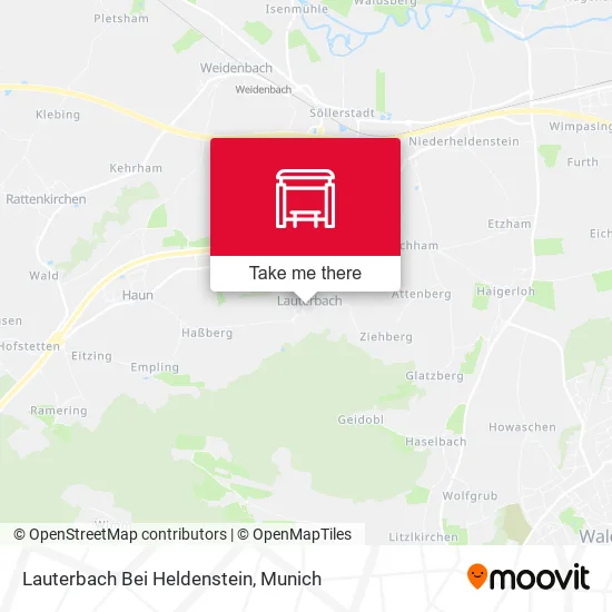 Карта Lauterbach Bei Heldenstein