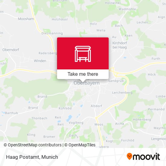 Карта Haag Postamt