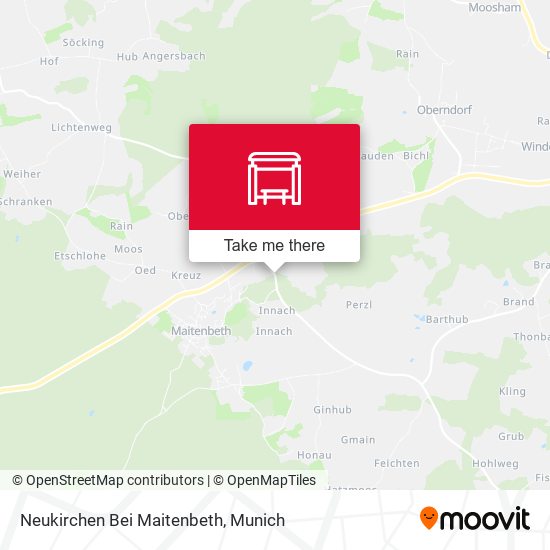 Neukirchen Bei Maitenbeth map
