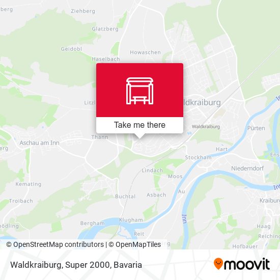 Waldkraiburg, Super 2000 map