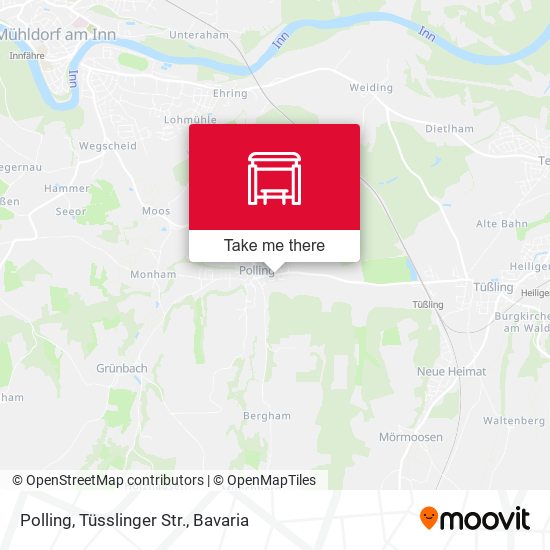 Polling, Tüsslinger Str. map