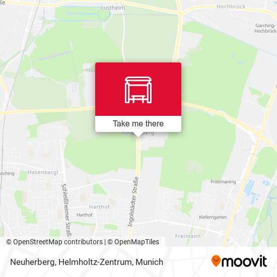 Neuherberg, Helmholtz-Zentrum map