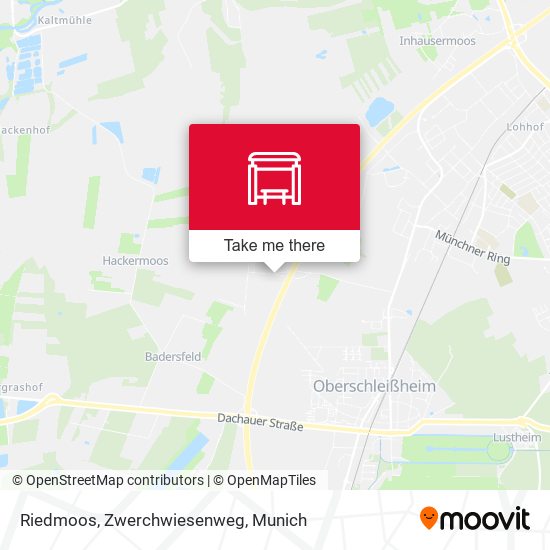 Riedmoos, Zwerchwiesenweg map