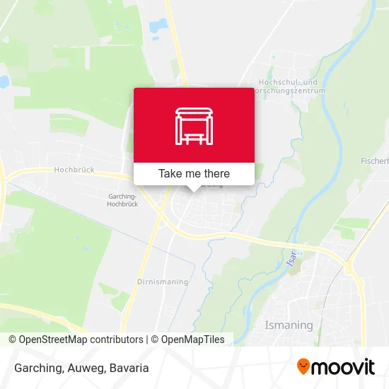 Карта Garching, Auweg