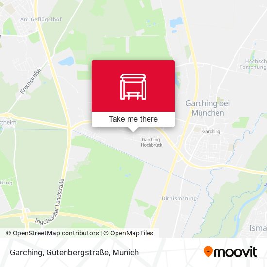 Garching, Gutenbergstraße map
