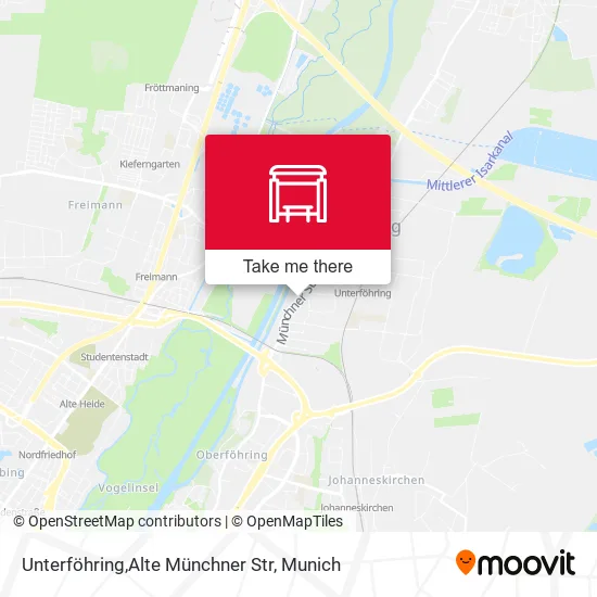 Карта Unterföhring,Alte Münchner Str