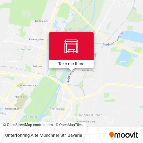 Карта Unterföhring,Alte Münchner Str