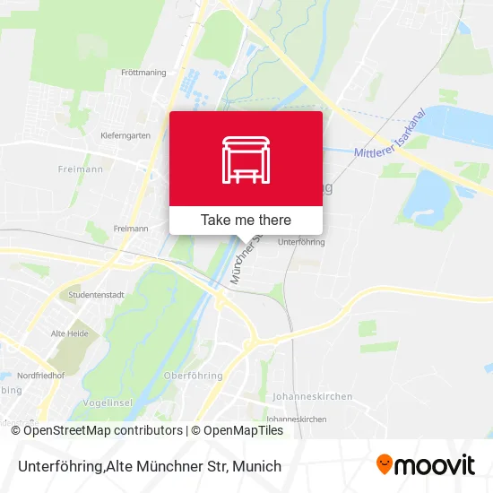 Карта Unterföhring,Alte Münchner Str
