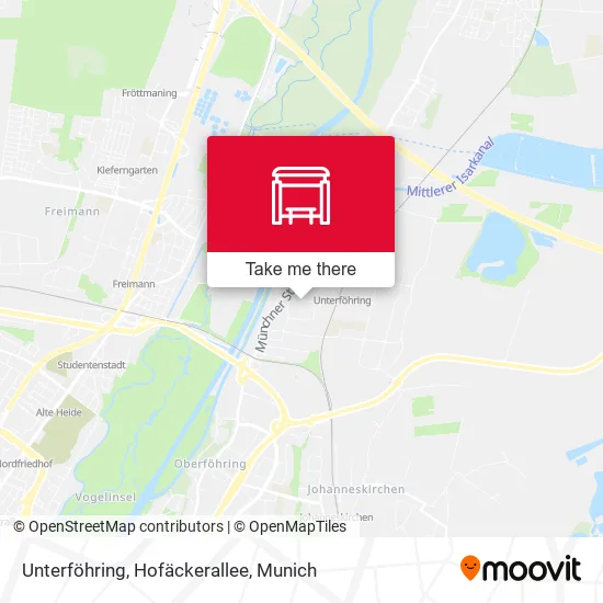 Карта Unterföhring, Hofäckerallee