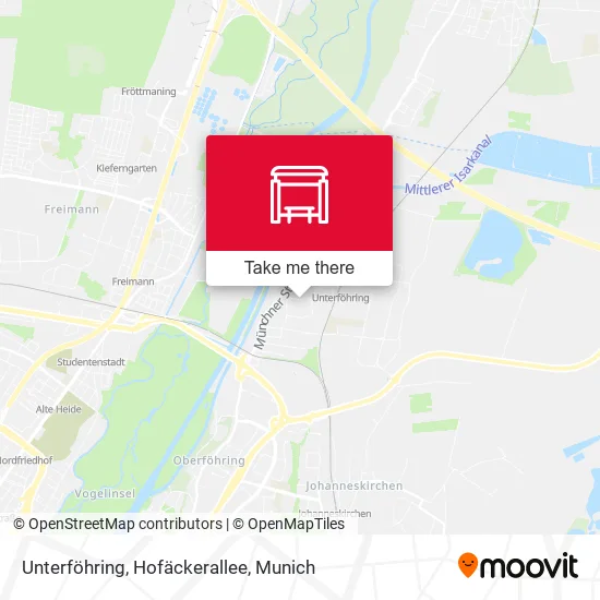 Карта Unterföhring, Hofäckerallee