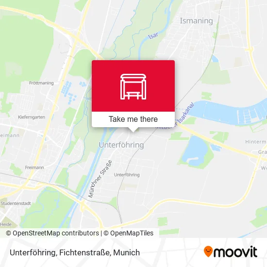 Карта Unterföhring, Fichtenstraße