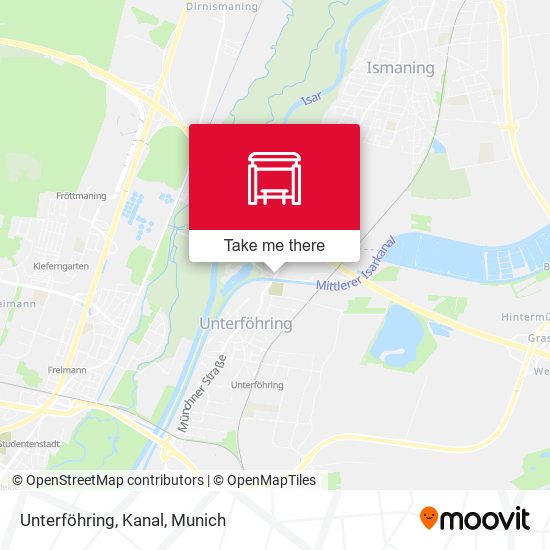 Unterföhring, Kanal map