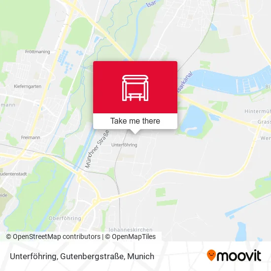 Карта Unterföhring, Gutenbergstraße