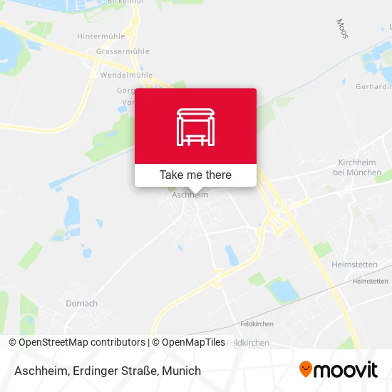 Карта Aschheim, Erdinger Straße
