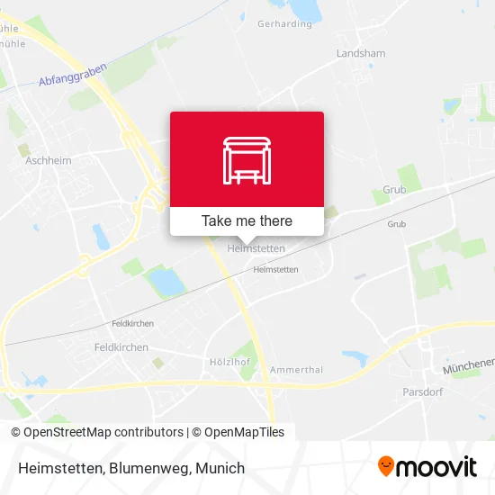 Карта Heimstetten, Blumenweg