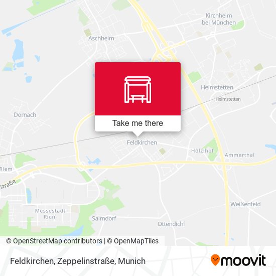 Feldkirchen, Zeppelinstraße map