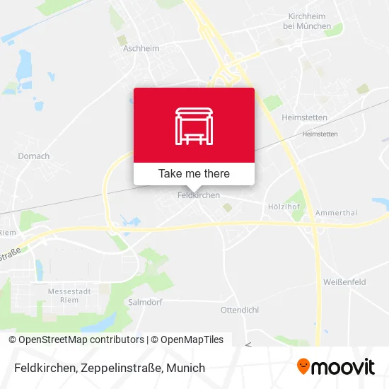 Карта Feldkirchen, Zeppelinstraße