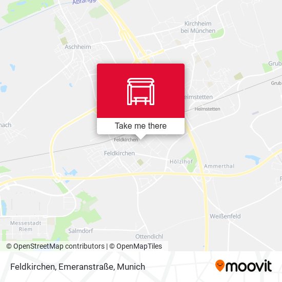 Feldkirchen, Emeranstraße map