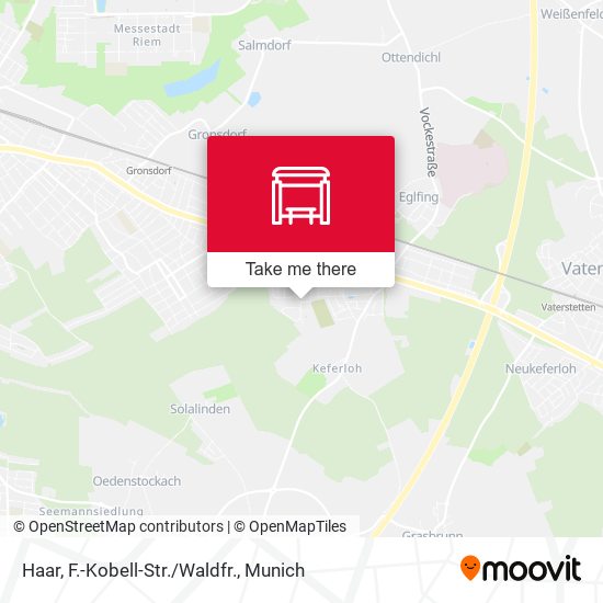 Haar, F.-Kobell-Str./Waldfr. map