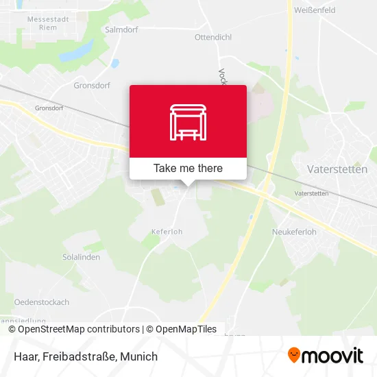 Карта Haar, Freibadstraße