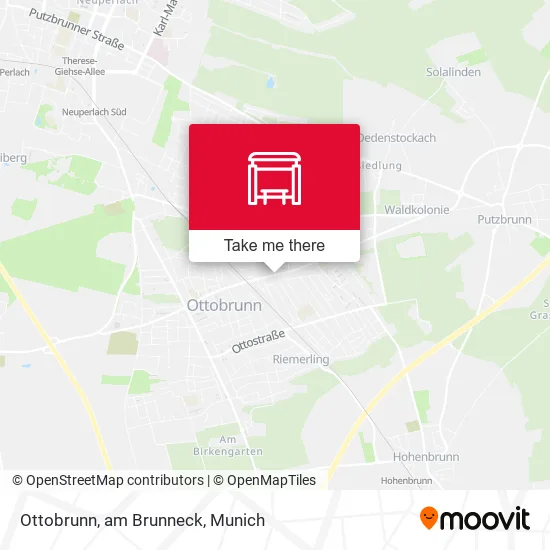 Карта Ottobrunn, am Brunneck