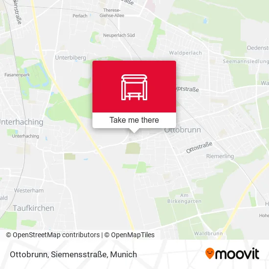 Карта Ottobrunn, Siemensstraße