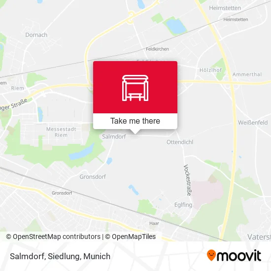Карта Salmdorf, Siedlung