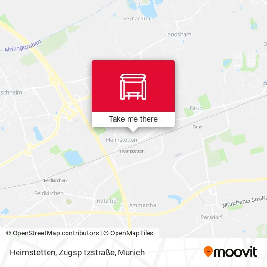 Карта Heimstetten, Zugspitzstraße