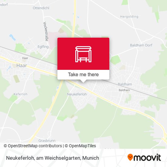 Neukeferloh, am Weichselgarten map