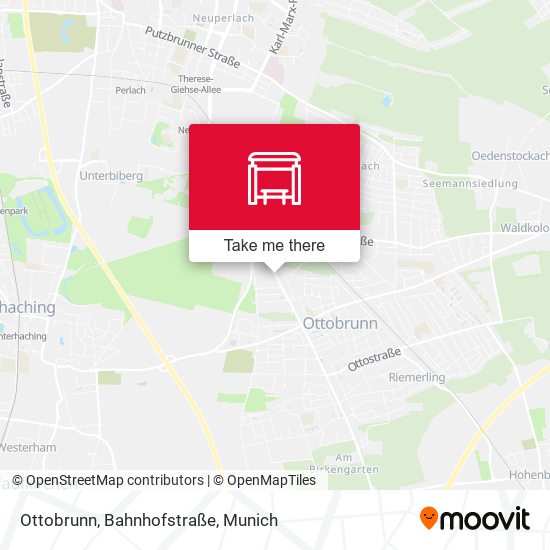 Ottobrunn, Bahnhofstraße map