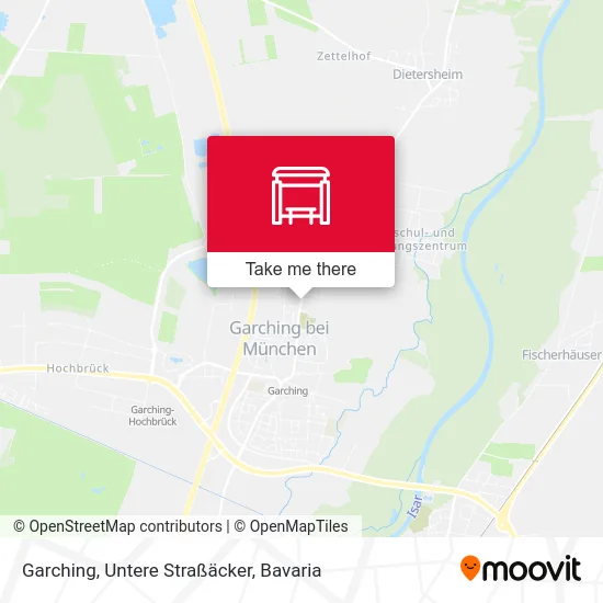 Карта Garching, Untere Straßäcker